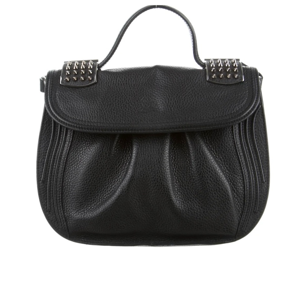 Christian Louboutin Black Studded Crossbody Bag